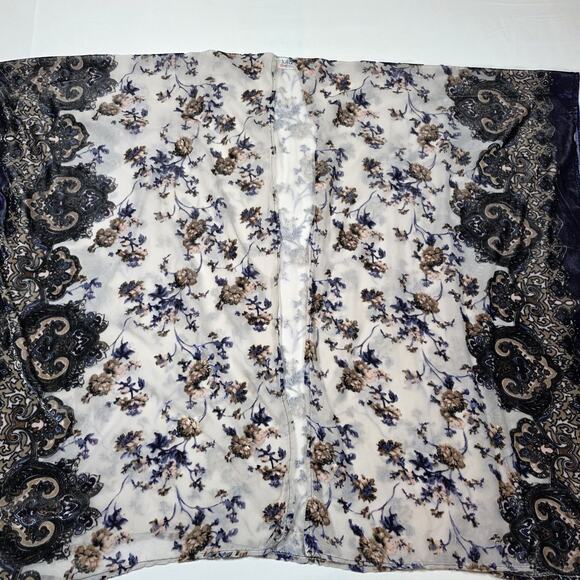 Lulla Collection By Bindya OS Floral Kimono Cover Up Romantic Boho Fairy Core - Picture 5 of 8